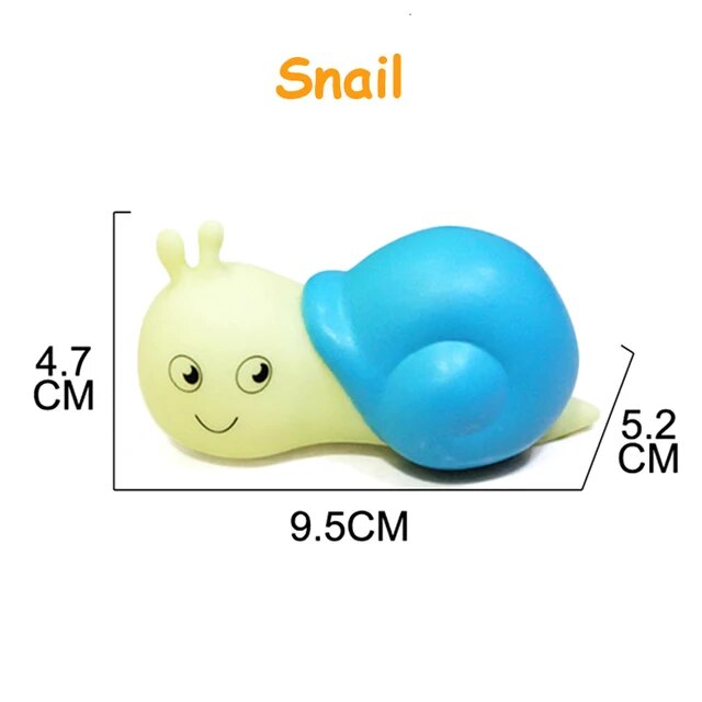 1PC Cute Animals Baby Bath Toy Duck Fish Colorful Soft Rubber Float Squeeze Sound Swimming Water Toy Beach Toys for Baby