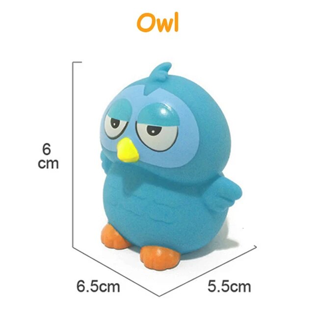 1PC Cute Animals Baby Bath Toy Duck Fish Colorful Soft Rubber Float Squeeze Sound Swimming Water Toy Beach Toys for Baby