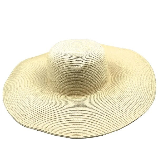 LNPBD hot 2017 Women's white hat summer black oversized sunbonnet beach cap women's strawhat sun hat summer hat