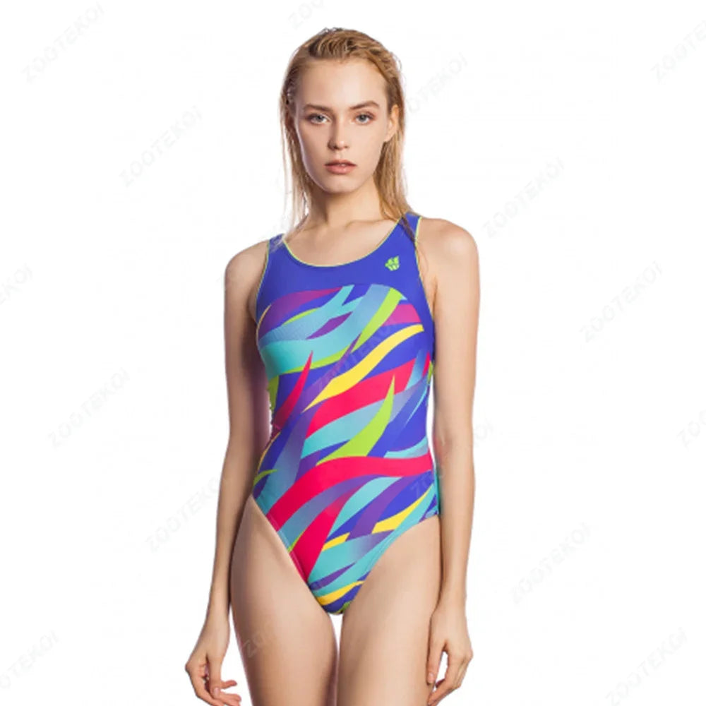 Madwave Women's Sexy Swimsuit for Pool Sports, Diving, Surfing, Triathlon & Fitness