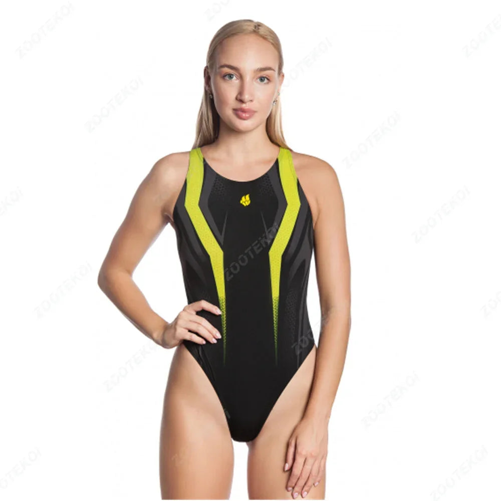 Madwave Women's Sexy Swimsuit for Pool Sports, Diving, Surfing, Triathlon & Fitness