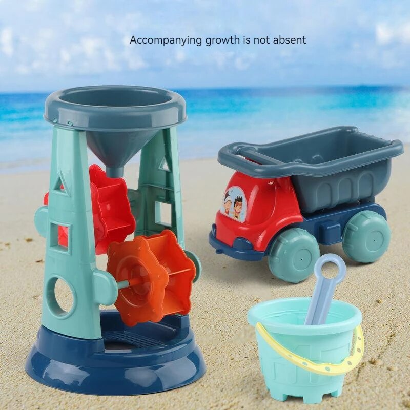 Beach Toys Sandbox Silicone Bucket And Sand Toys Sandpit Outdoor Summer Toy Water Game Play Cart Scoop Child Shovel For Kids