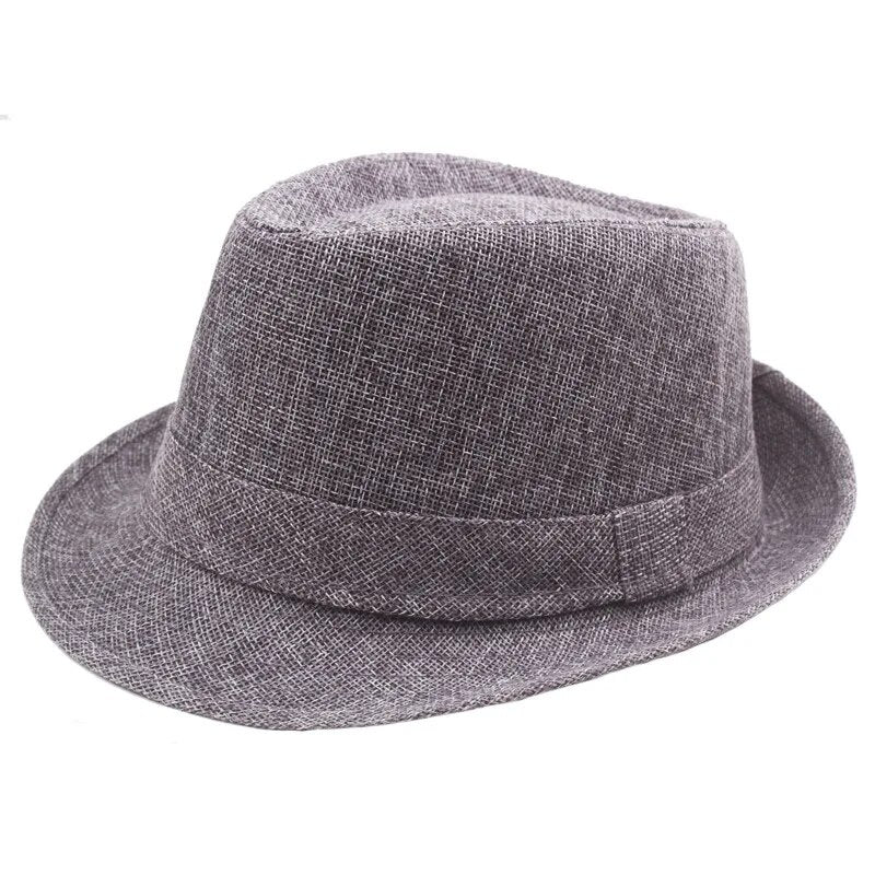 Retro Men Fedoras Top Jazz Felt Wide Brim Hat Summer Old Man Curling Caps Vintage Couple Cap Winter Chapeau Gentleman Sun Hat