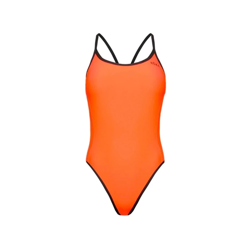 Roka Women Elite One Piece Strap Back Swimsuit Bikini Sexy Suit Training Triathlon Tights Swimming And Run Swimwear Beach Wear