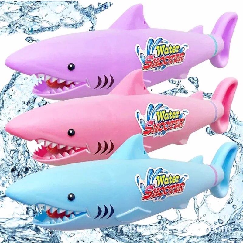 1pc Water Guns Shooter Toy Summer Large Capacity Water Gun Swimming Pool Beach Toys Crocodile Shark Water Gun For Children Kids