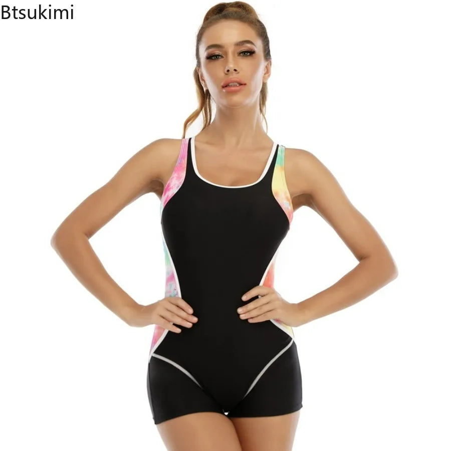 Plus Size 4XL 5XL One Piece Swimsuit Women Sport Monokinis Female Anthletic Open Back Fitness Summer Beach Swimwear Outfits 2024