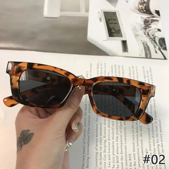 Fashion Square Women Luxury Brand Sunglasses Retro Designer Men Trending UV400 Outdoor Ladies Sun Glasses Shades Eyeglasses 2024