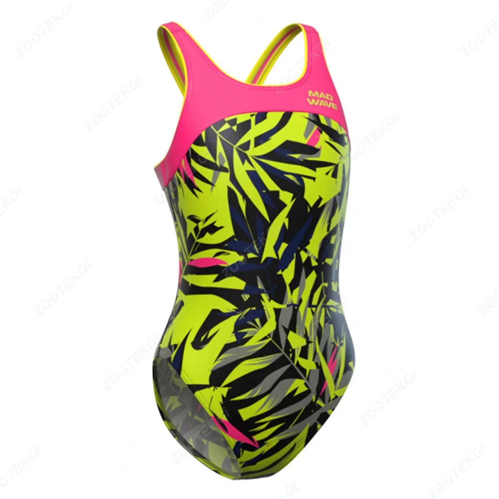 Madwave Women Sexy Swimsuit Cozy Skinsuit Diving Surfing Race Pro Triathlon Training Fitness Race Swimming Suit free delivery