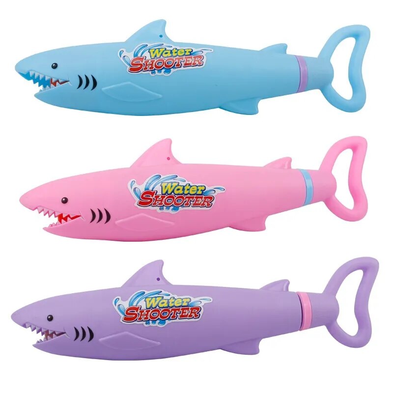 1pc Water Guns Shooter Toy Summer Large Capacity Water Gun Swimming Pool Beach Toys Crocodile Shark Water Gun For Children Kids