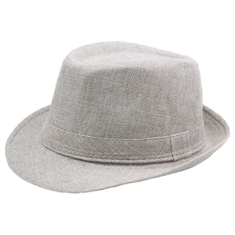 Retro Men Fedoras Top Jazz Felt Wide Brim Hat Summer Old Man Curling Caps Vintage Couple Cap Winter Chapeau Gentleman Sun Hat