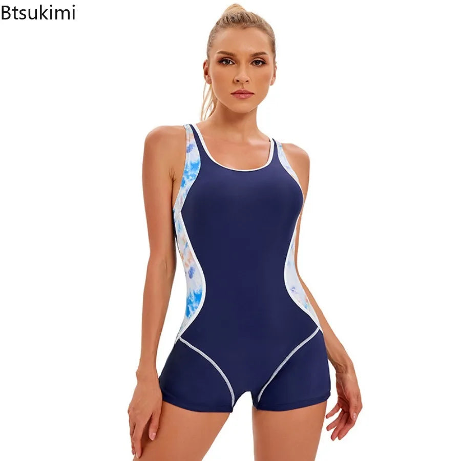 Plus Size 4XL 5XL One Piece Swimsuit Women Sport Monokinis Female Anthletic Open Back Fitness Summer Beach Swimwear Outfits 2024