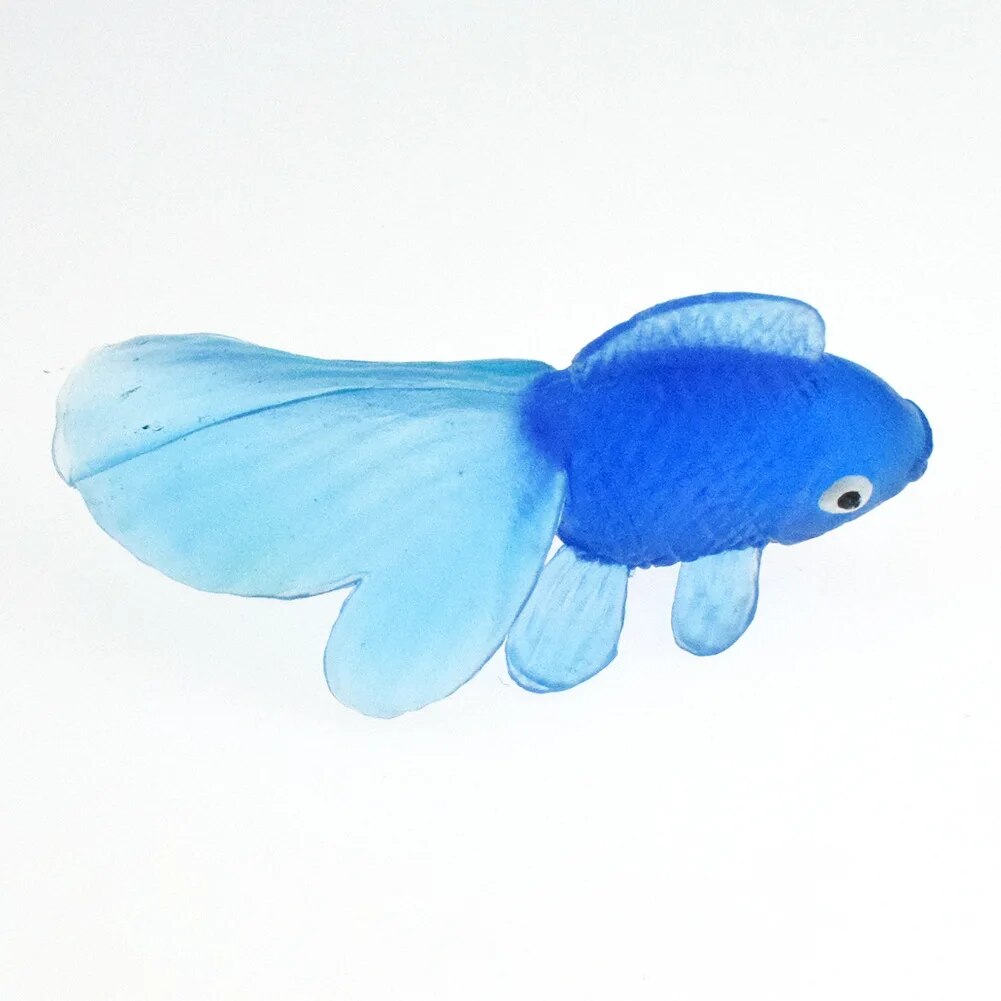 10pcs Baby Bath Toys Soft Rubber Simulation Mini Goldfish Kids Toys Water Play Beach Toy Educational Learning Toys for Children