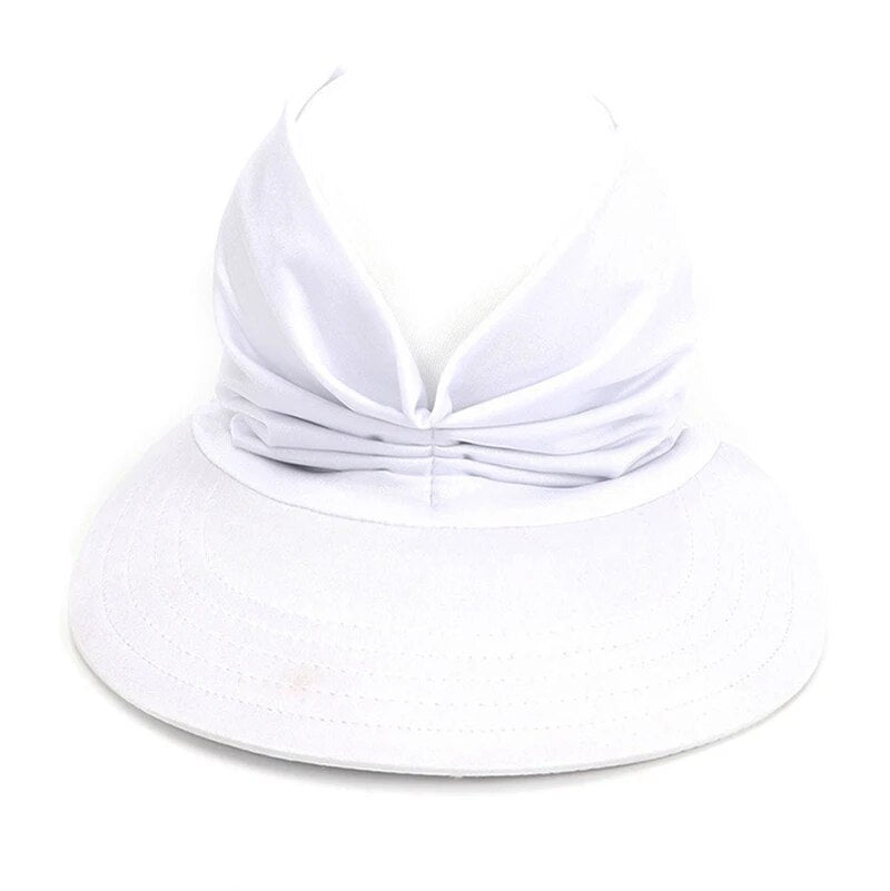 Foldable Summer Beach Hat Big Visor Sun Hats for Women Summer Beach Outdoor UV Protection Top Empty Sport Baseball Caps