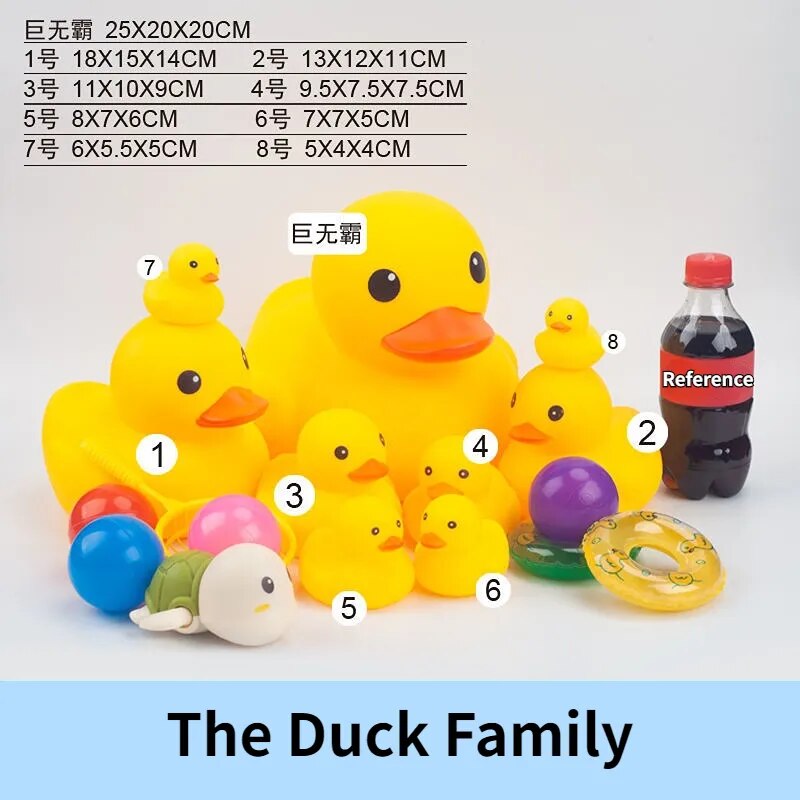 32*26*26CM Oversized Duck Bath Toys Children's Water Play Toys Beach Pool