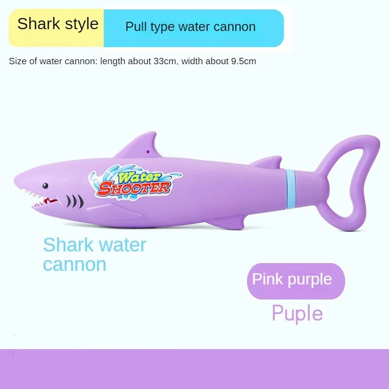 1pc Water Guns Shooter Toy Summer Large Capacity Water Gun Swimming Pool Beach Toys Crocodile Shark Water Gun For Children Kids