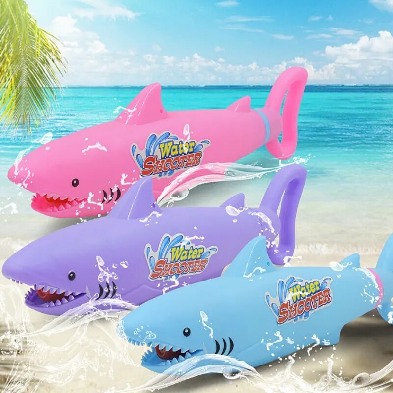 1pc Water Guns Shooter Toy Summer Large Capacity Water Gun Swimming Pool Beach Toys Crocodile Shark Water Gun For Children Kids